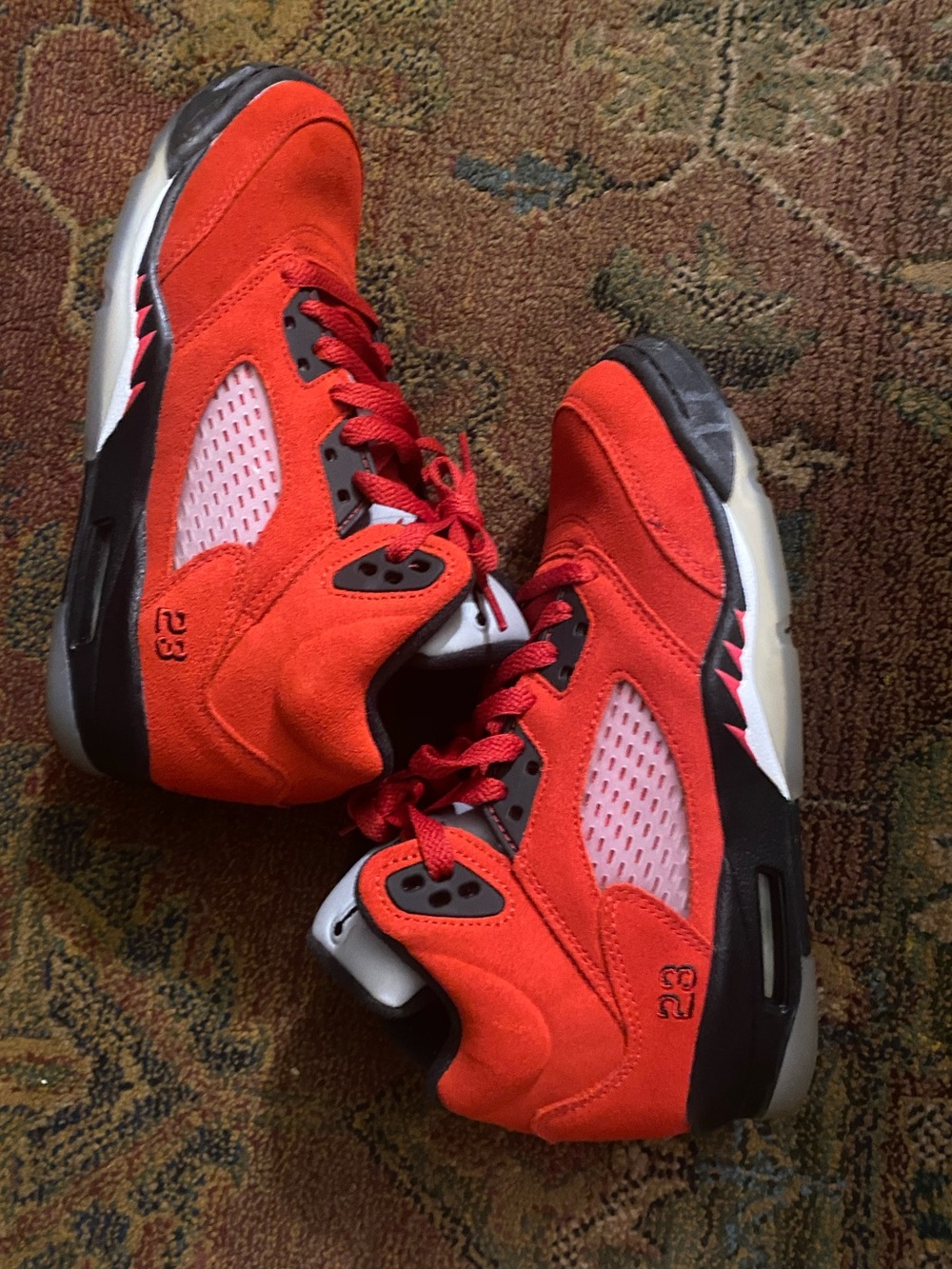 Jordan 5s Red/Black✨ - Picture 4 of 8